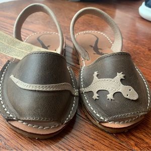 Mommy and me bundle- Nostra Avarca leather sandals Womens 8, toddler 5